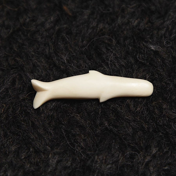 Reindeer Antler 'Humpback Whale' Pin