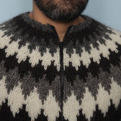 'North Star' Zip Sweater