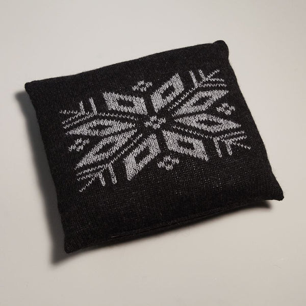 'North Star' Embroidered Throw Pillow