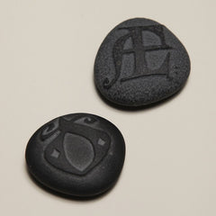 Hand-Cut Alphabet Stone
